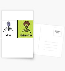 Retrovirus Postkarten