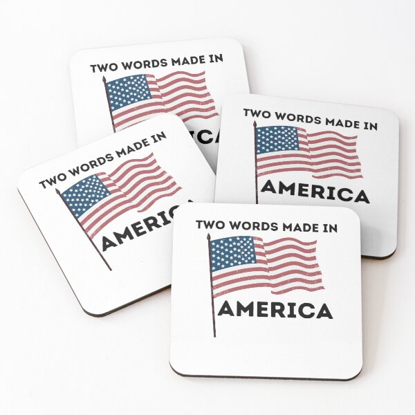 Item preview, Two Words Made In America designed and sold by OneDayCollected.