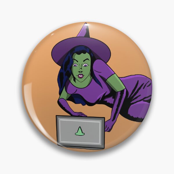 Item preview, Witch-a Watching? (witch only) designed and sold by gaslight-n.