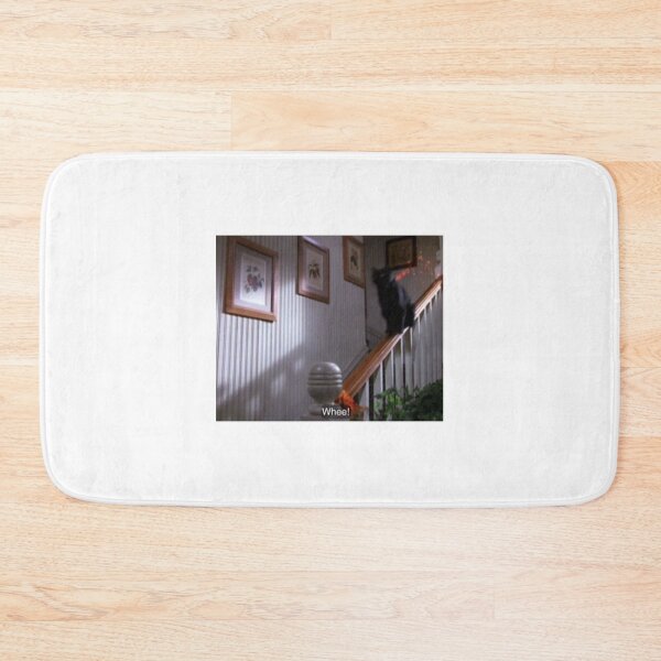 Item preview, Salem the Cat on stairs - “Whee!” designed and sold by R-uby.