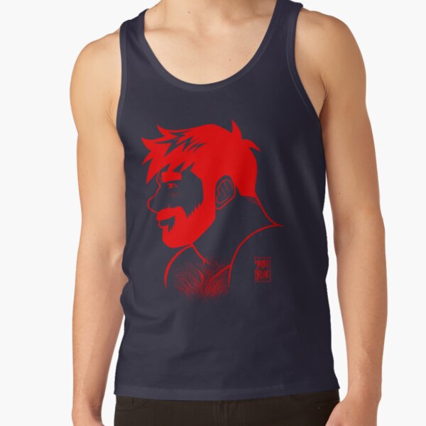 ADAM PROFILE - LINEART RED Tank Top