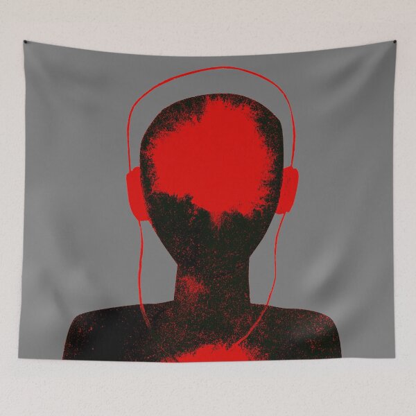 Item preview, Meditation Man Red designed and sold by RealmsBeyond.