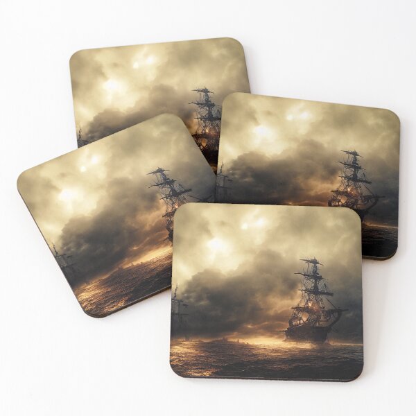 Item preview, Pirate Ships Sail the Seas designed and sold by CartoonrBOY.
