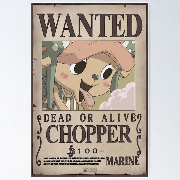 Chopper One Piece Wanted - One Piece - Digital Art, People