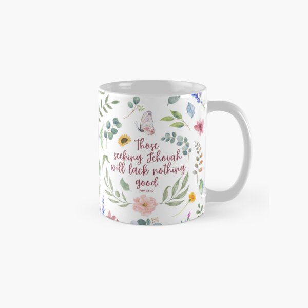 Item preview, 2022 year text of Jehovah's Witnesses Psalm 34:10 designed and sold by Alla  Lily.
