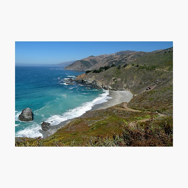 Item preview, Shoreline and cove along Highway 1 designed and sold by Martha Sherman.