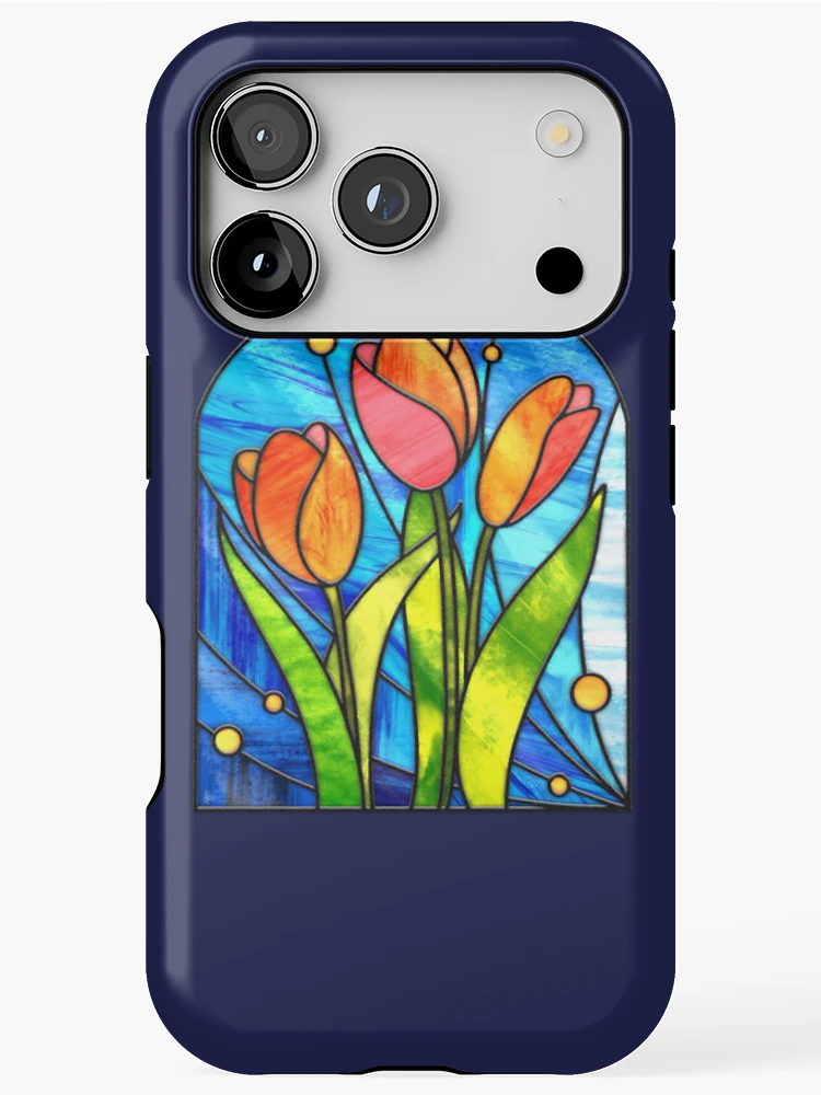 Thumbnail 1 of 4, iPhone Case, Tulips designed and sold by RathiDesigns.