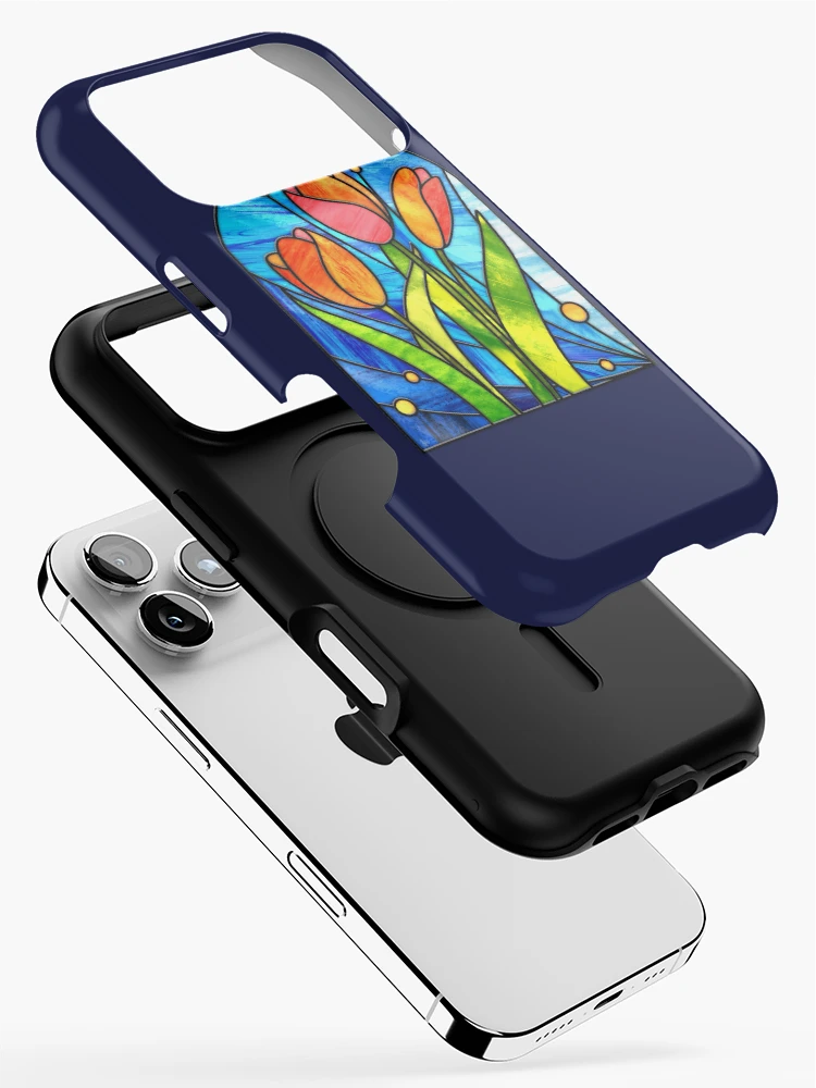 Thumbnail 2 of 4, iPhone Case, Tulips designed and sold by RathiDesigns.