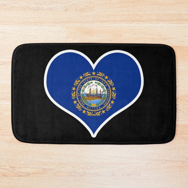Item preview, New Hampshire US State Flag Heart designed and sold by PKHalford.