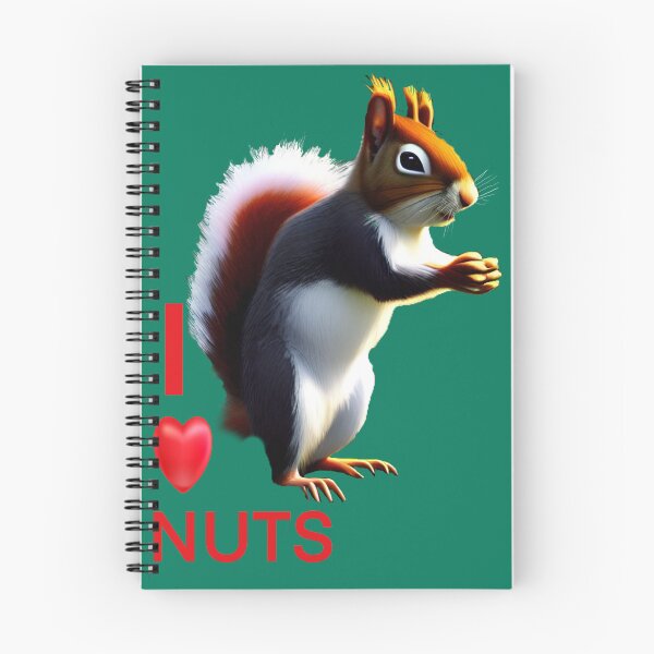 Item preview, SQUIRREL SAYING I LOVE NUTS designed and sold by sailorsam1805.