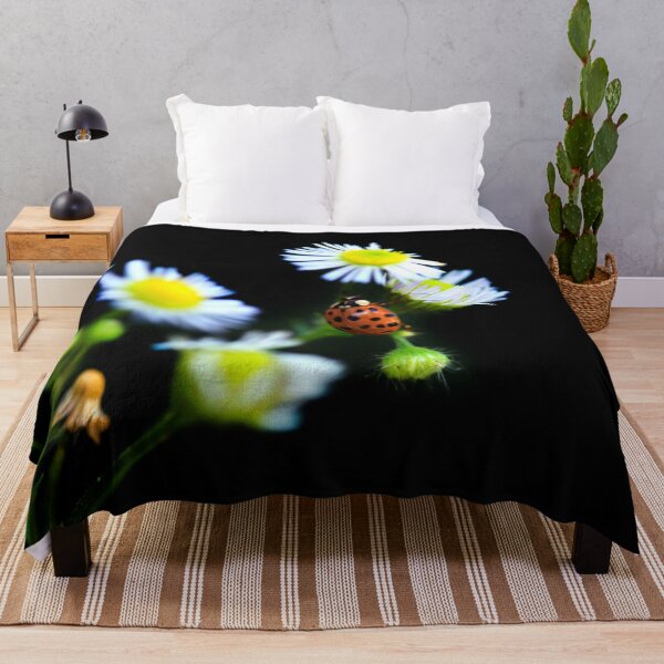 Item preview, Red ladybug sitting on flower designed and sold by olena2552.