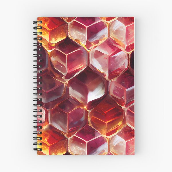 Item preview, Ruby Glass Honeycomb  designed and sold by BuraxisDesigns.