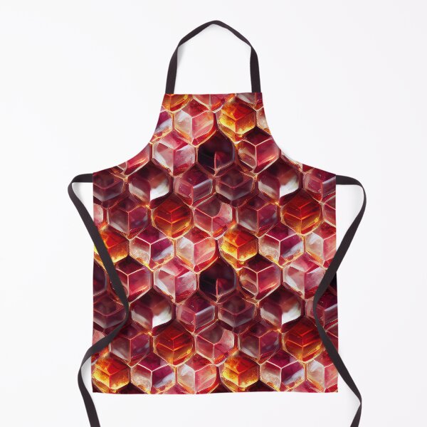 Item preview, Ruby Glass Honeycomb designed and sold by BuraxisDesigns.