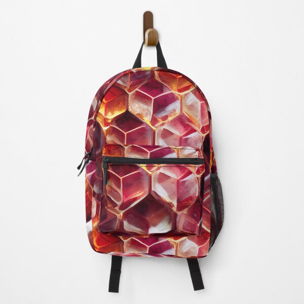 Item preview, Ruby Glass Honeycomb designed and sold by BuraxisDesigns.