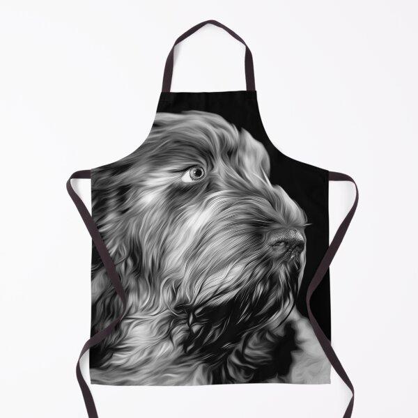 Item preview, Windy night Spinone designed and sold by FOLK ART FUSION by heidiannemorris.