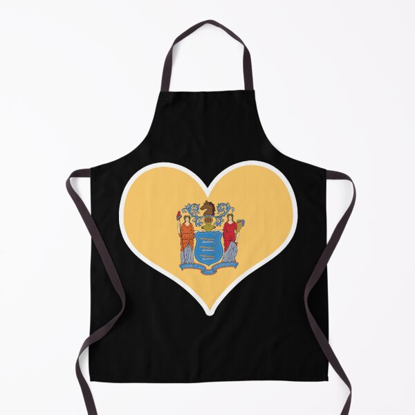 Item preview, New Jersey US State Flag Heart designed and sold by PKHalford.