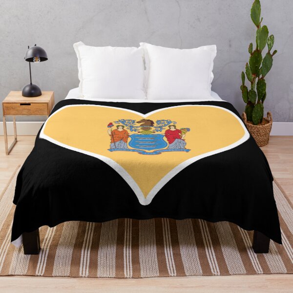 Item preview, New Jersey US State Flag Heart designed and sold by PKHalford.