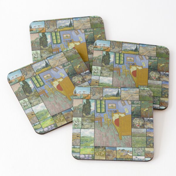 Item preview, Vincent van Gogh Masterpieces Collage - Celebrate Art with a Vibrant Wall Decor. designed and sold by IvintageArt.