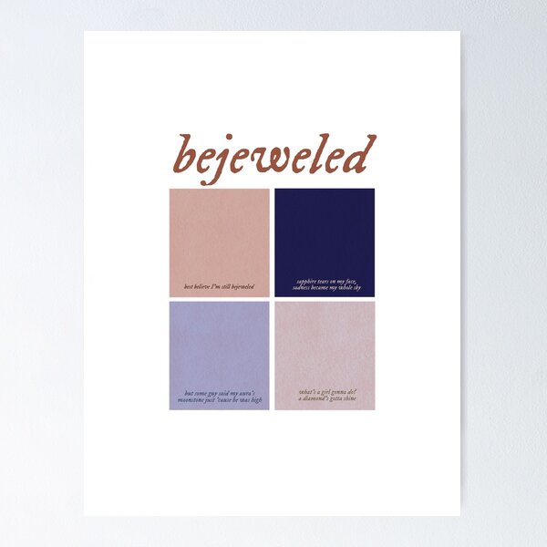 Lavender Haze Color Palette Poster Minimalist Digital Print 