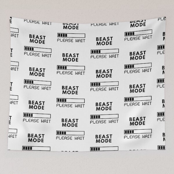Item preview, BEAST MODE ON WHITE designed and sold by unclejab.