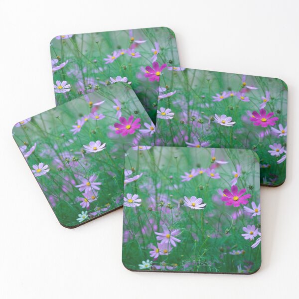 Item preview, Cosmos flowers on nature background designed and sold by olena2552.