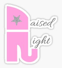Raised Right Sticker