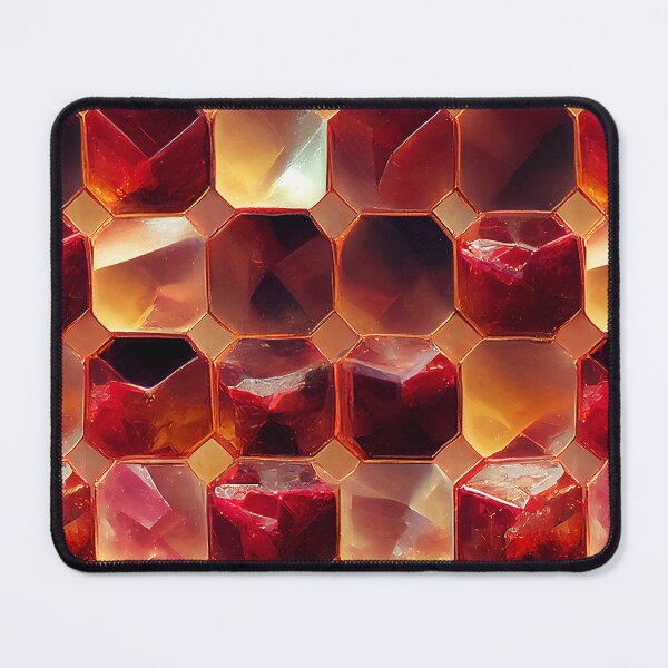 Item preview, Geometric Red Ruby designed and sold by BuraxisDesigns.