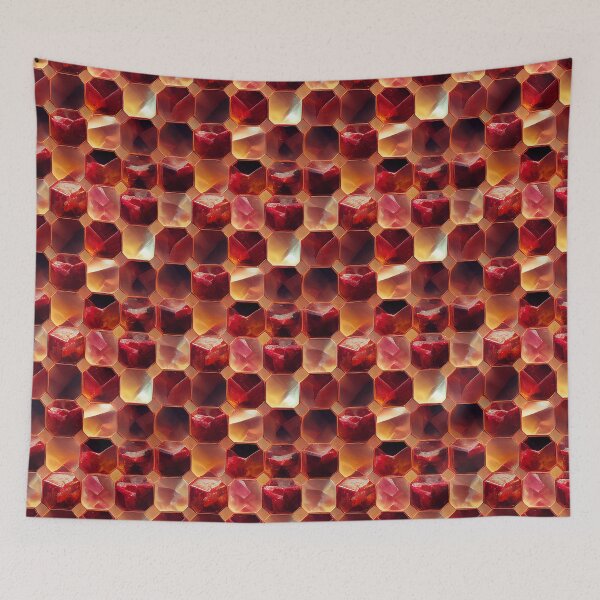 Item preview, Geometric Red Ruby designed and sold by BuraxisDesigns.
