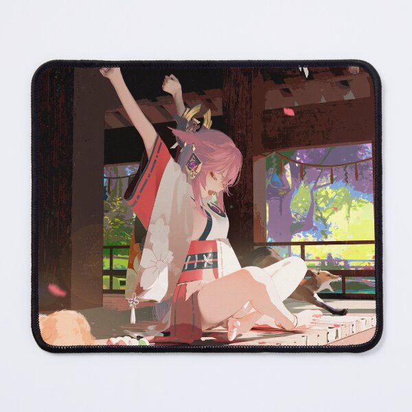 Item preview, AHHHH! Yae miko Genshin Impact designed and sold by genshinwaifus.