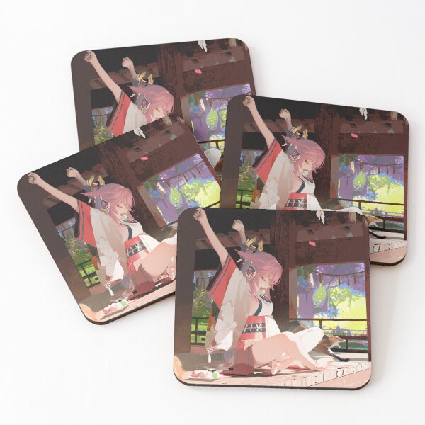 Item preview, AHHHH! Yae miko Genshin Impact designed and sold by genshinwaifus.