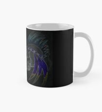 Double Punk Skull (Black) Mug
