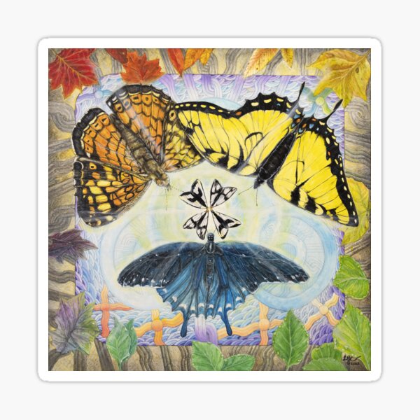 Ka ma ma "Butterfly" Sticker