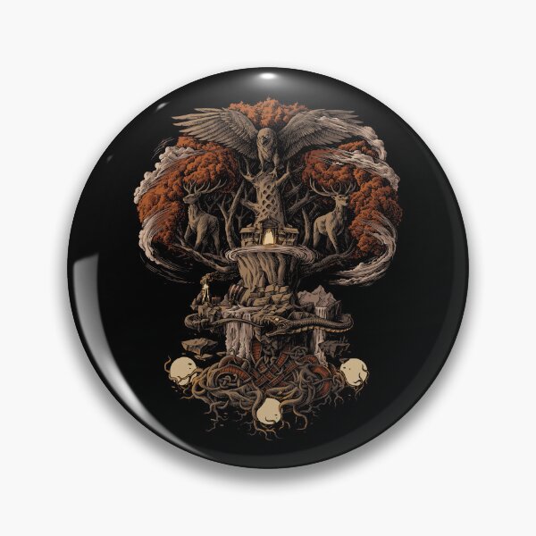 Item preview, Yggdrasil Nordic Viking Tree of Life Pagan Norse Mythology designed and sold by BluePagan.