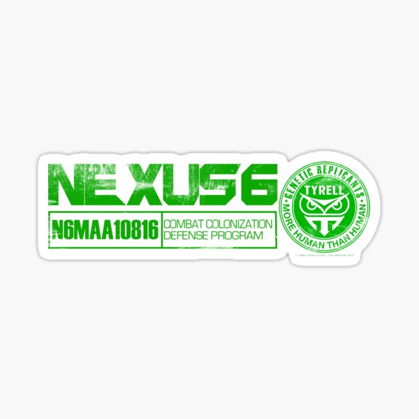 Blade Runner Nexus 6 Sticker