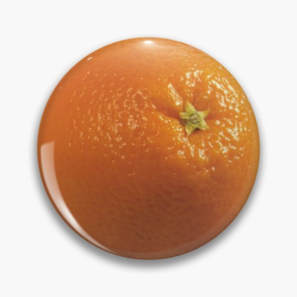 Item preview, orange pin  designed and sold by saturnirl.