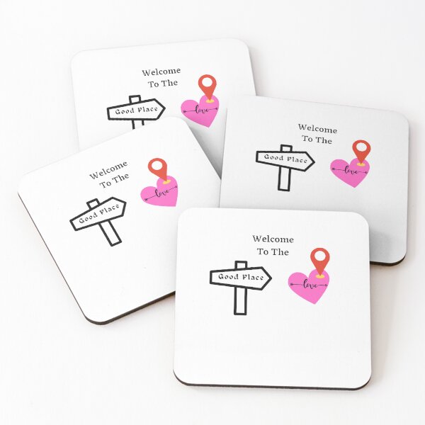 Item preview, Welcome To The Good Place - Funny and Cute quotes designed and sold by Designspot2020.