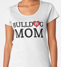 English Bulldog Mom Women's Premium T-Shirt