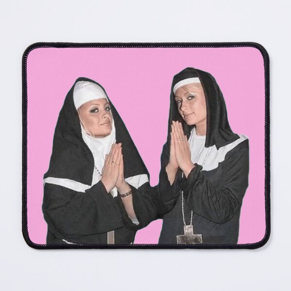 Item preview, nicole richie and paris hilton as nuns designed and sold by pnkrose.