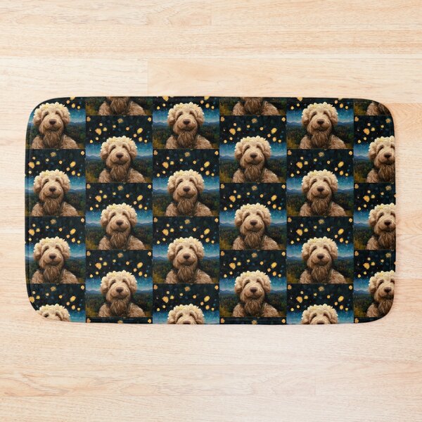 Item preview, Artistic Goldendoodle Dreamy Painting Starry Sky Dog Gift  designed and sold by Guarddogdrive.