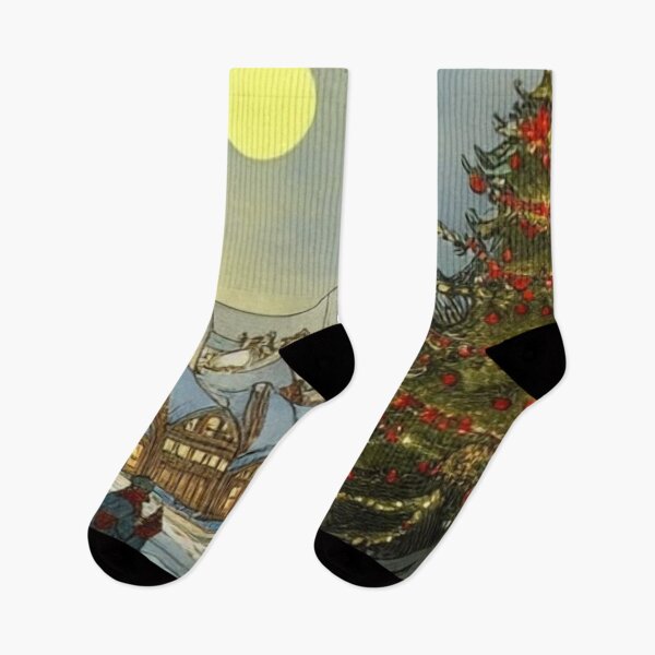 Item preview, Christmas tree winter landscape designed and sold by AImatte.