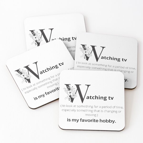 Item preview, watching tv is my favorite hobby - special design designed and sold by niamaes.