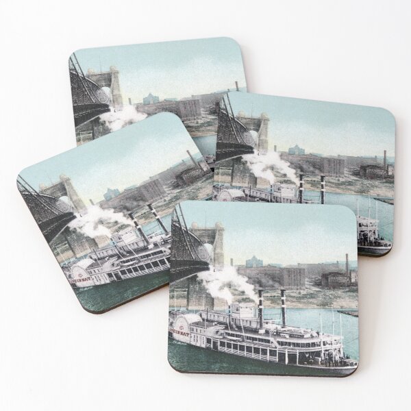 Item preview, 1905 Cincinnati Ohio Riverboat designed and sold by historicimage.