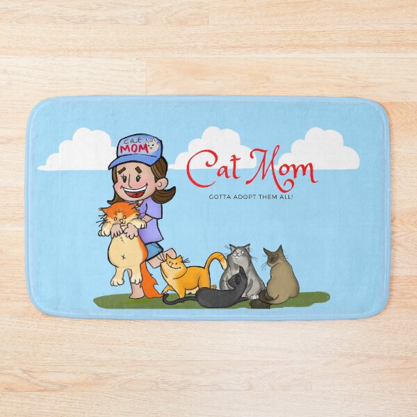 Item preview, Cat Mom-Gotta Adopt them all! designed and sold by ThePaperBrush.