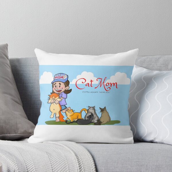 Item preview, Cat Mom-Gotta Adopt them all! designed and sold by ThePaperBrush.