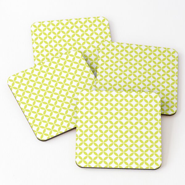 Item preview, Retro Circles and Diamonds yellow 3 designed and sold by Makanahele.