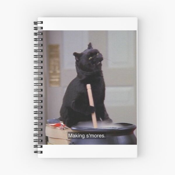 Item preview, Salem the Cat - “Making S’mores” designed and sold by R-uby.