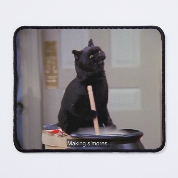 Item preview, Salem the Cat - “Making S’mores” designed and sold by R-uby.