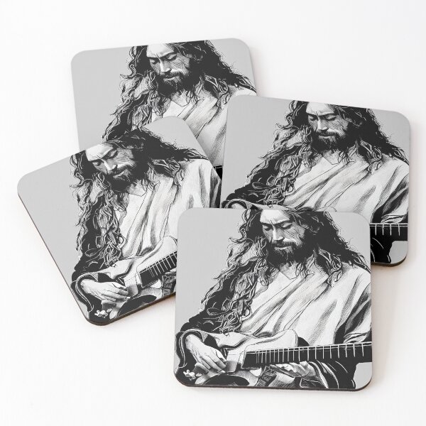 Item preview, JC playing a guitar designed and sold by Myriam Iart.