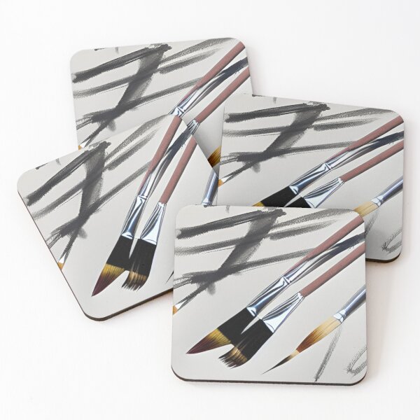 Item preview, Paintbrushes and Paint Streaks designed and sold by ~.