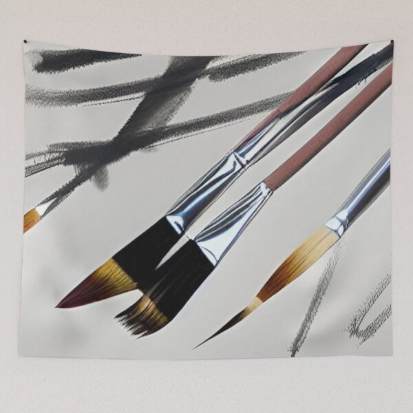Item preview, Paintbrushes and Paint Streaks designed and sold by ~.